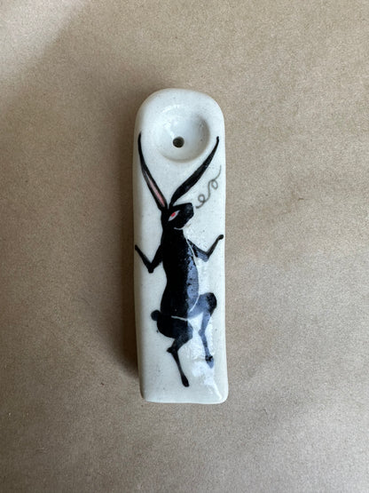 Smoking Hare - Thumb Pipe