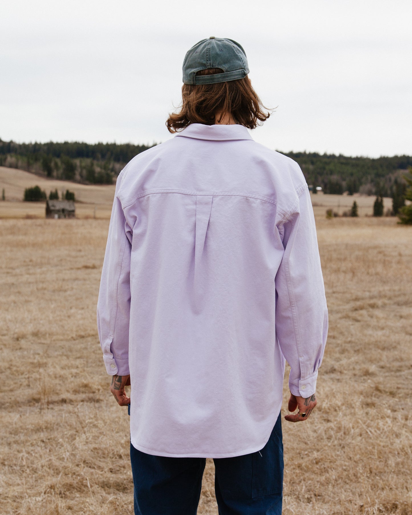 Overshirt Lavender Twill