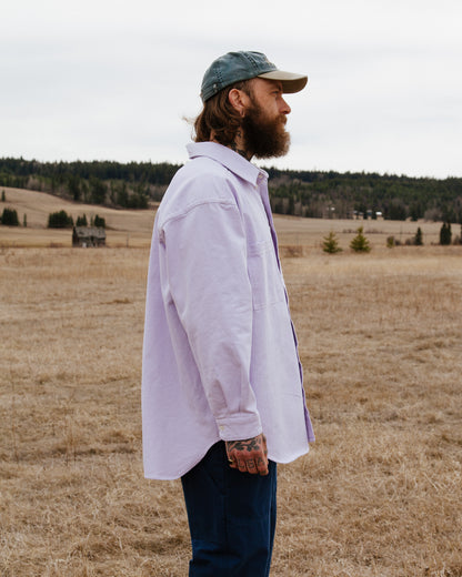 Overshirt Lavender Twill