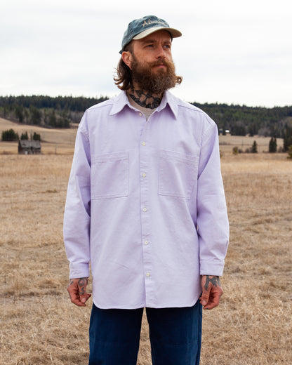 Overshirt Lavender Twill