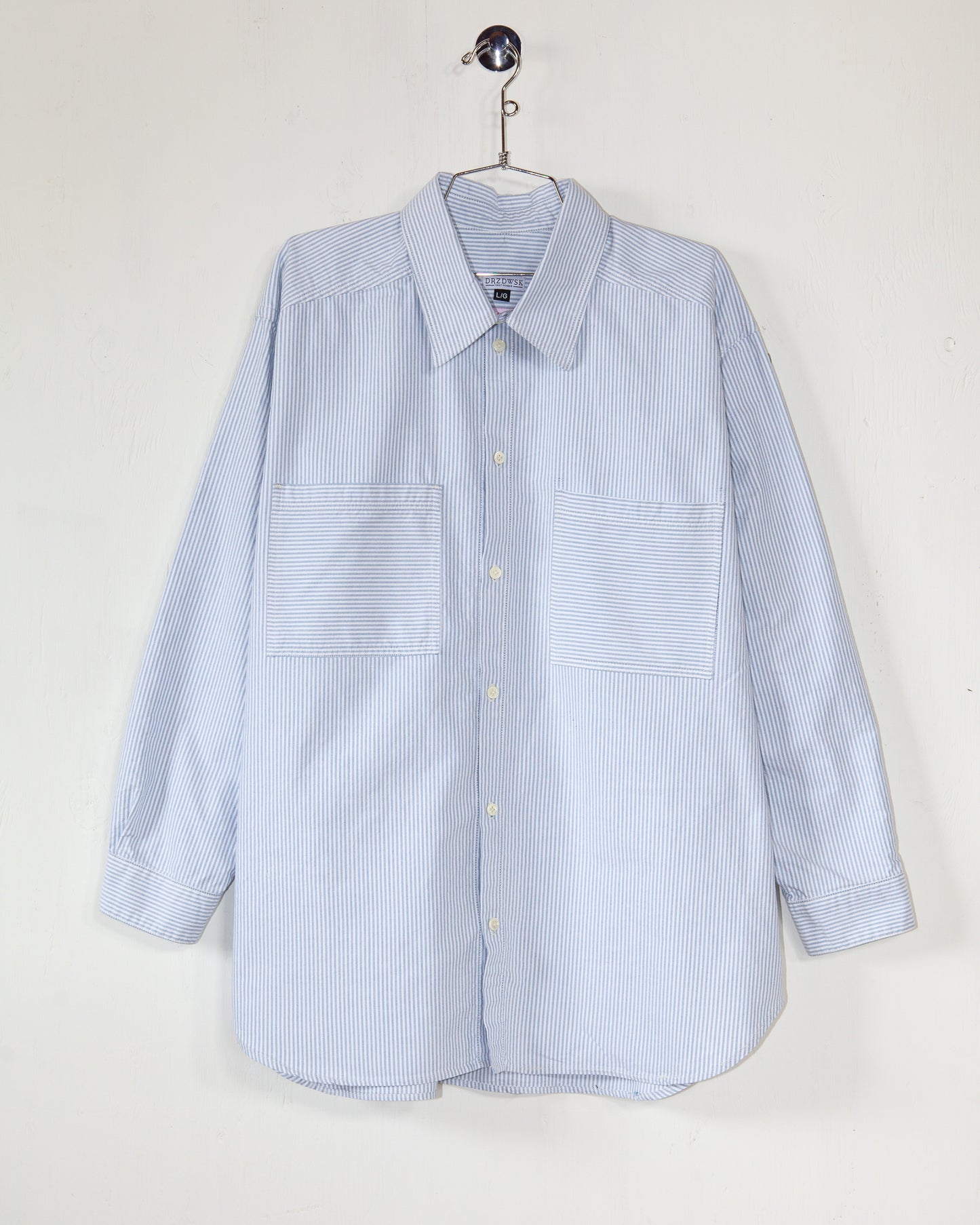 Overshirt Blue Stripe Oxford