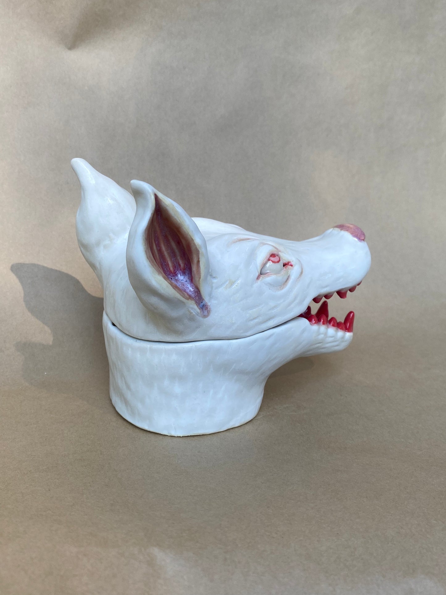 White wolf - Incense burner