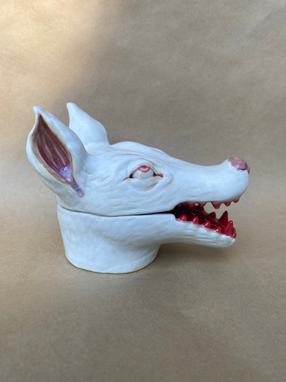 White wolf - Incense burner