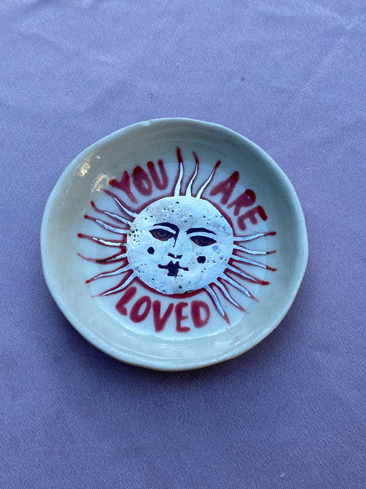 You are loved Moon - Small Dish