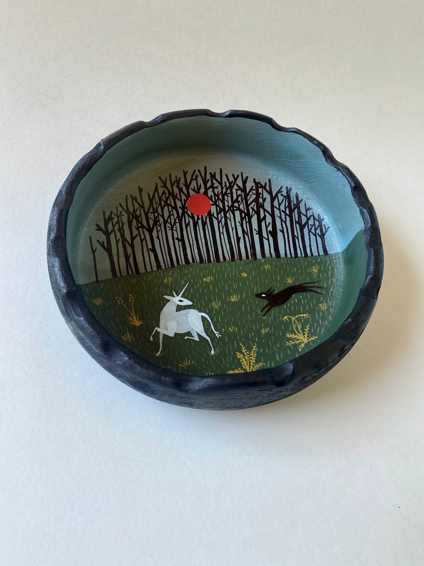 Unicorn Supper - Handmade Bowl