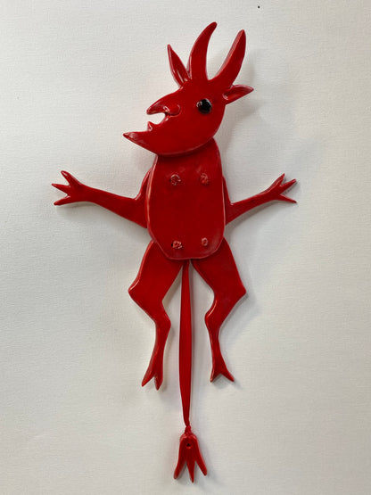 Ceramic Jumping Devil