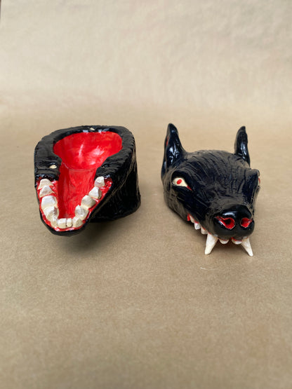 Wolfs Head - Incense Burner