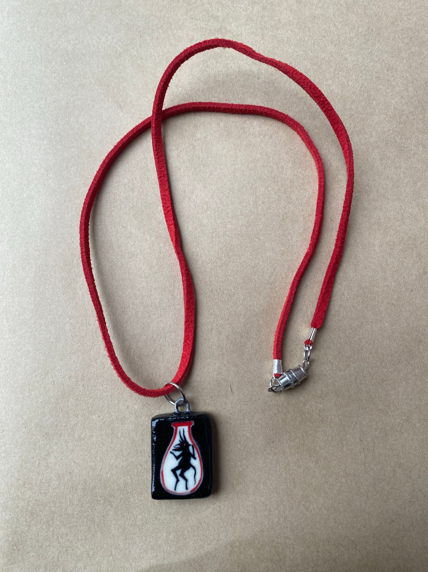 Devil in a Bottle - Charm necklace