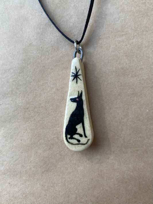 Wolf and Star - Pendant