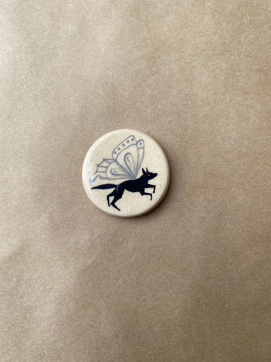 Winged Wolf - Pin