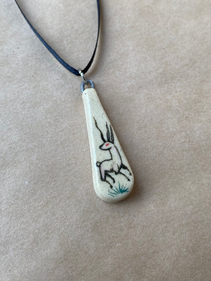 Horned Hare - Pendant