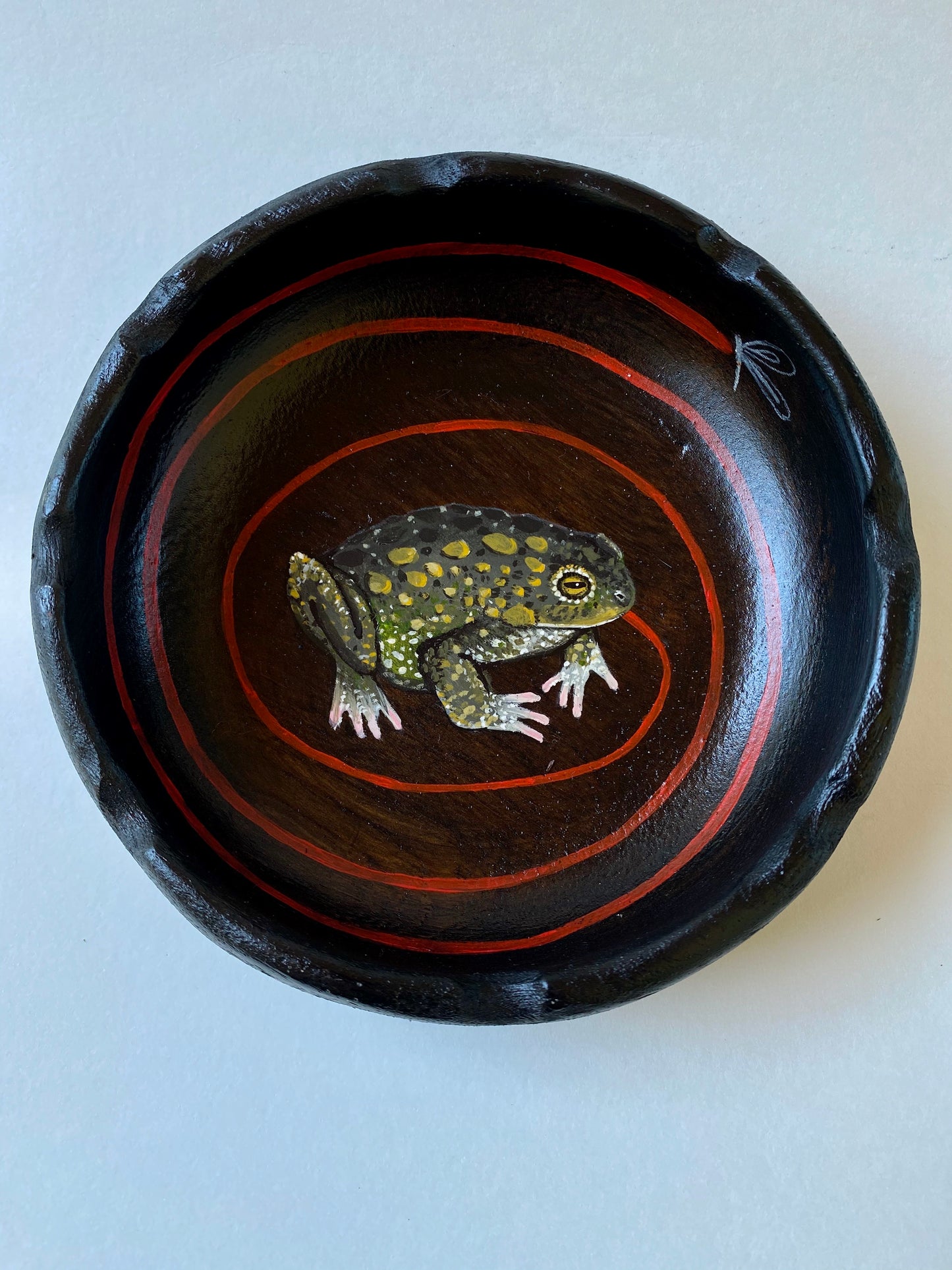 Long Tongued Toad - Handmade Bowl