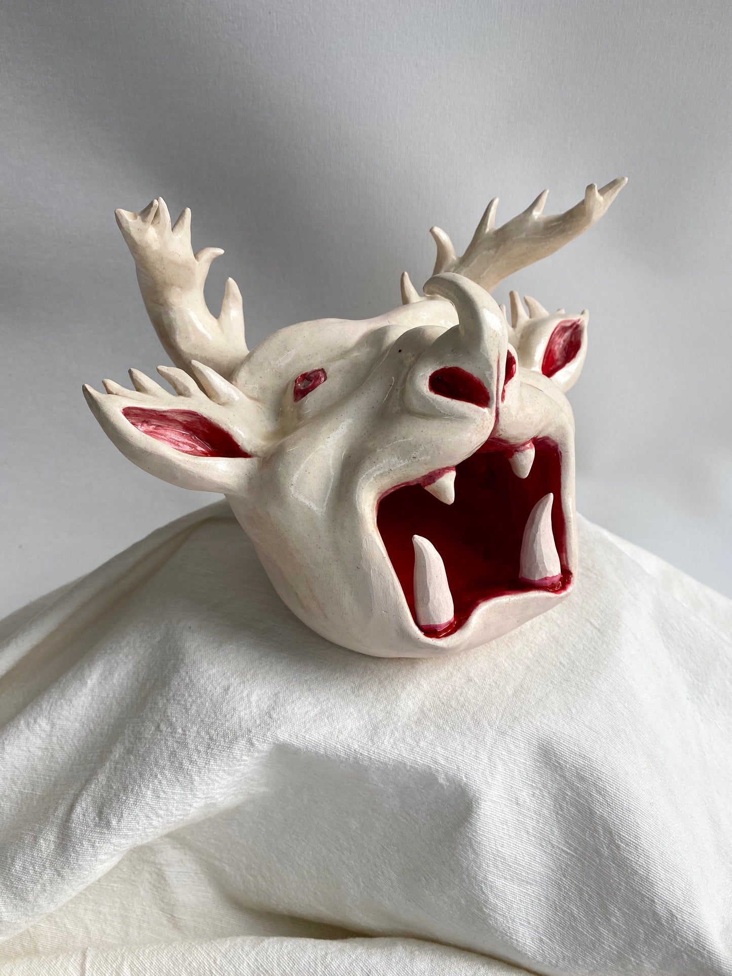 Hell Mouth - Ceramic Candle Holder