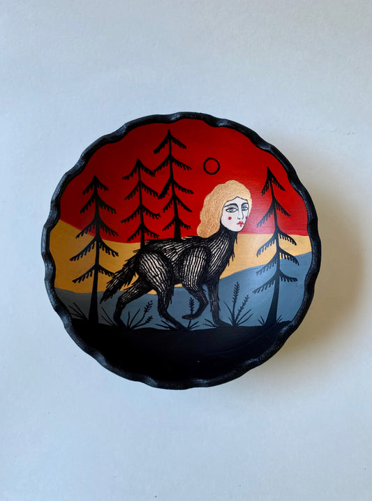 Golden Haired Child- Handmade Bowl