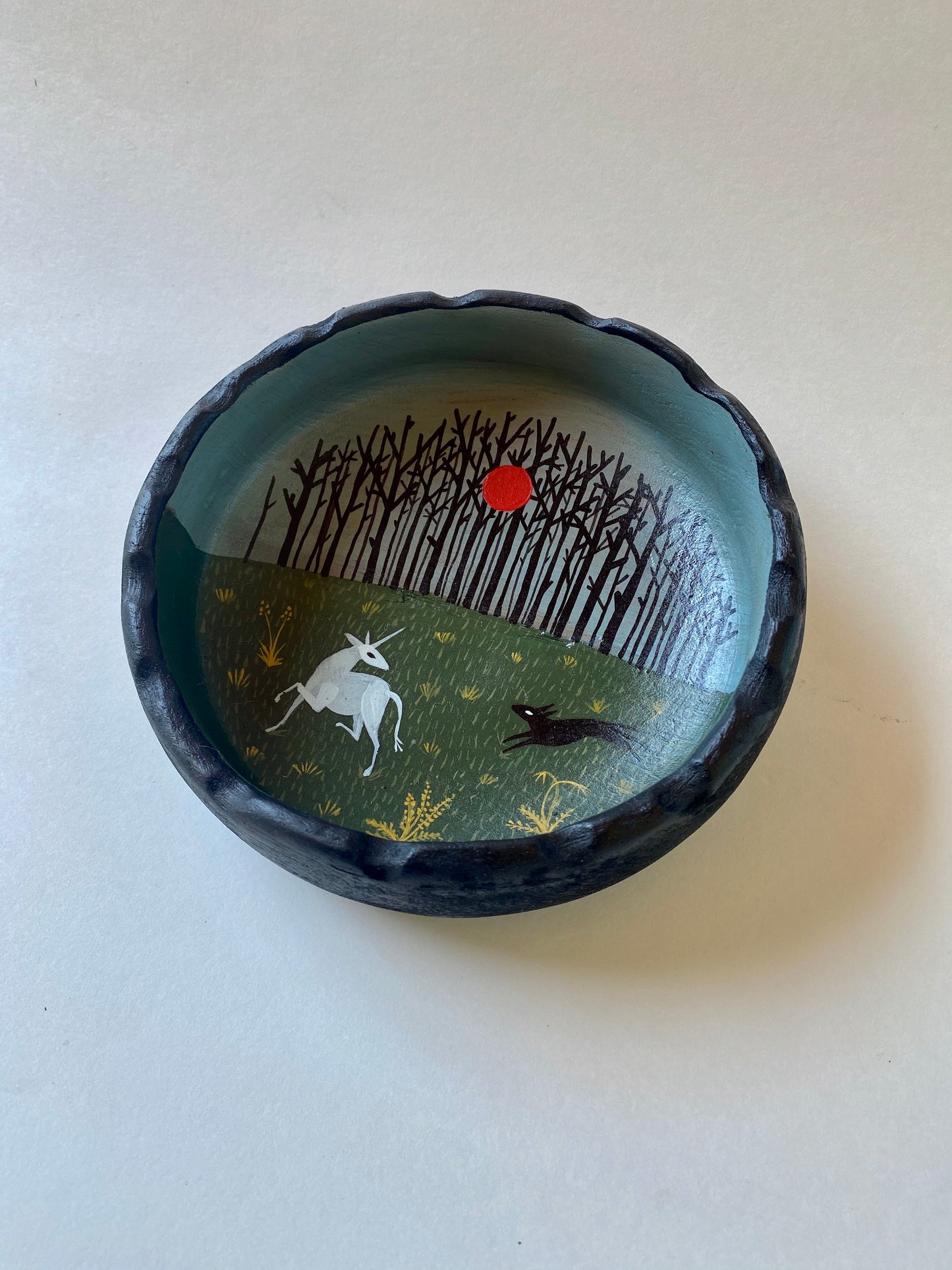 Unicorn Supper - Handmade Bowl