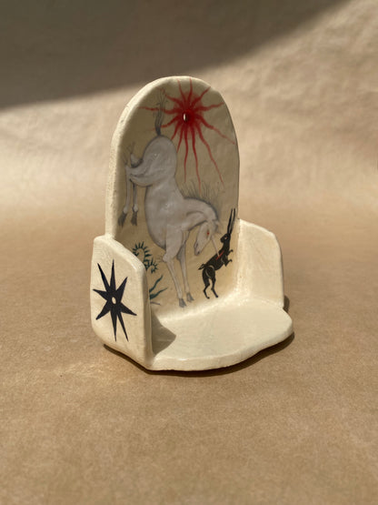 The Unicorn and The Hare - Mini Altar