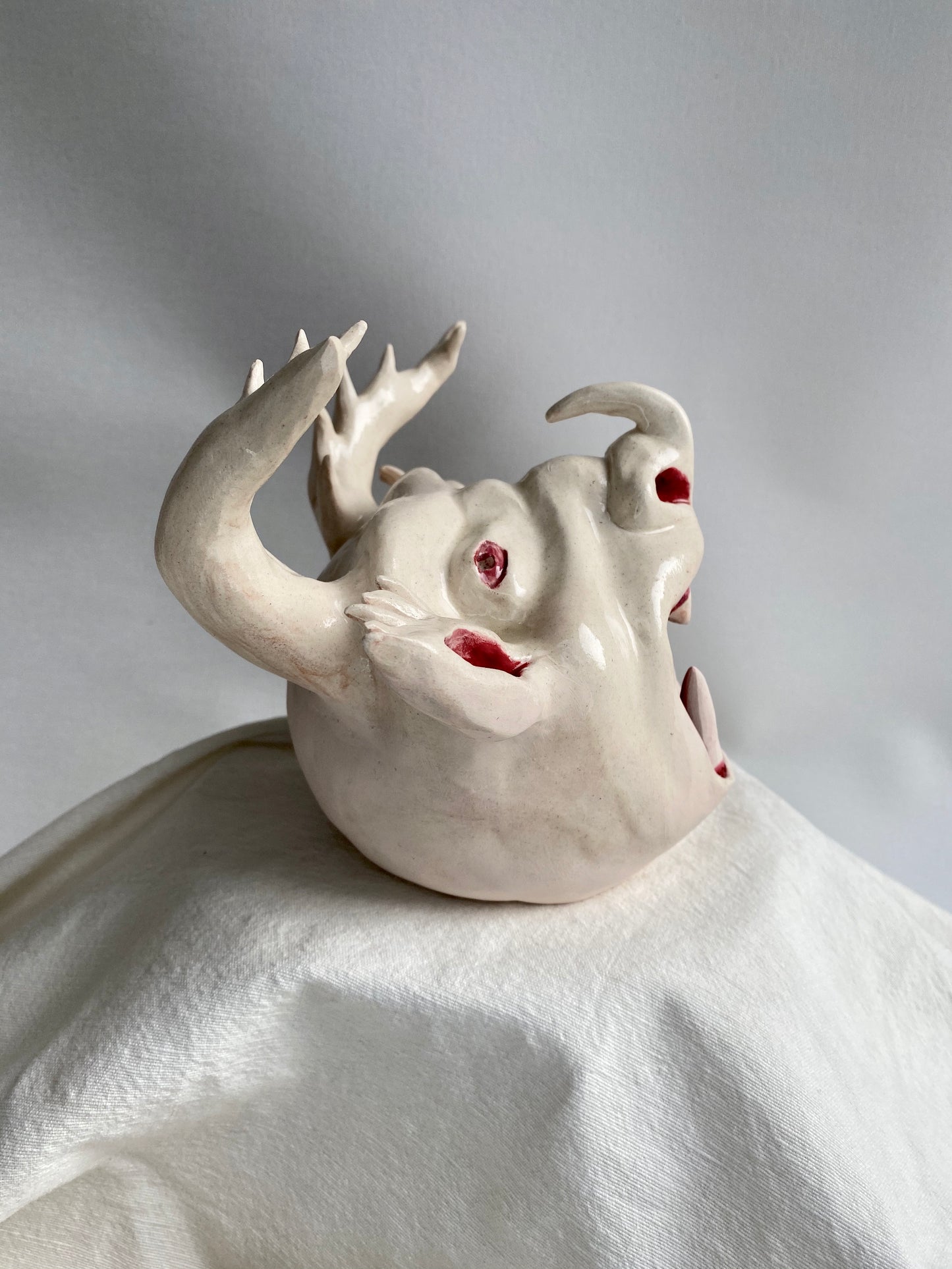 Hell Mouth - Ceramic Candle Holder