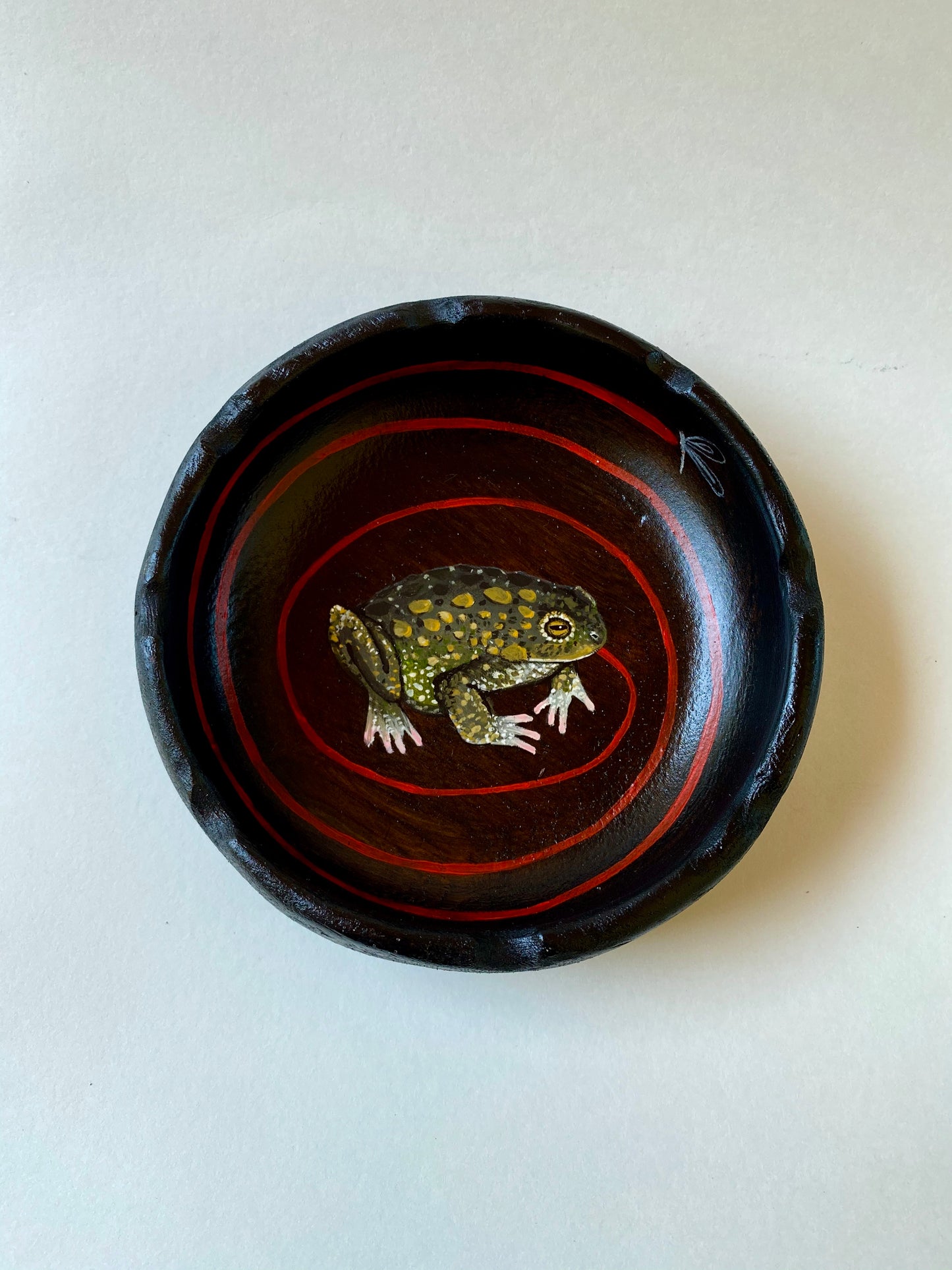 Long Tongued Toad - Handmade Bowl