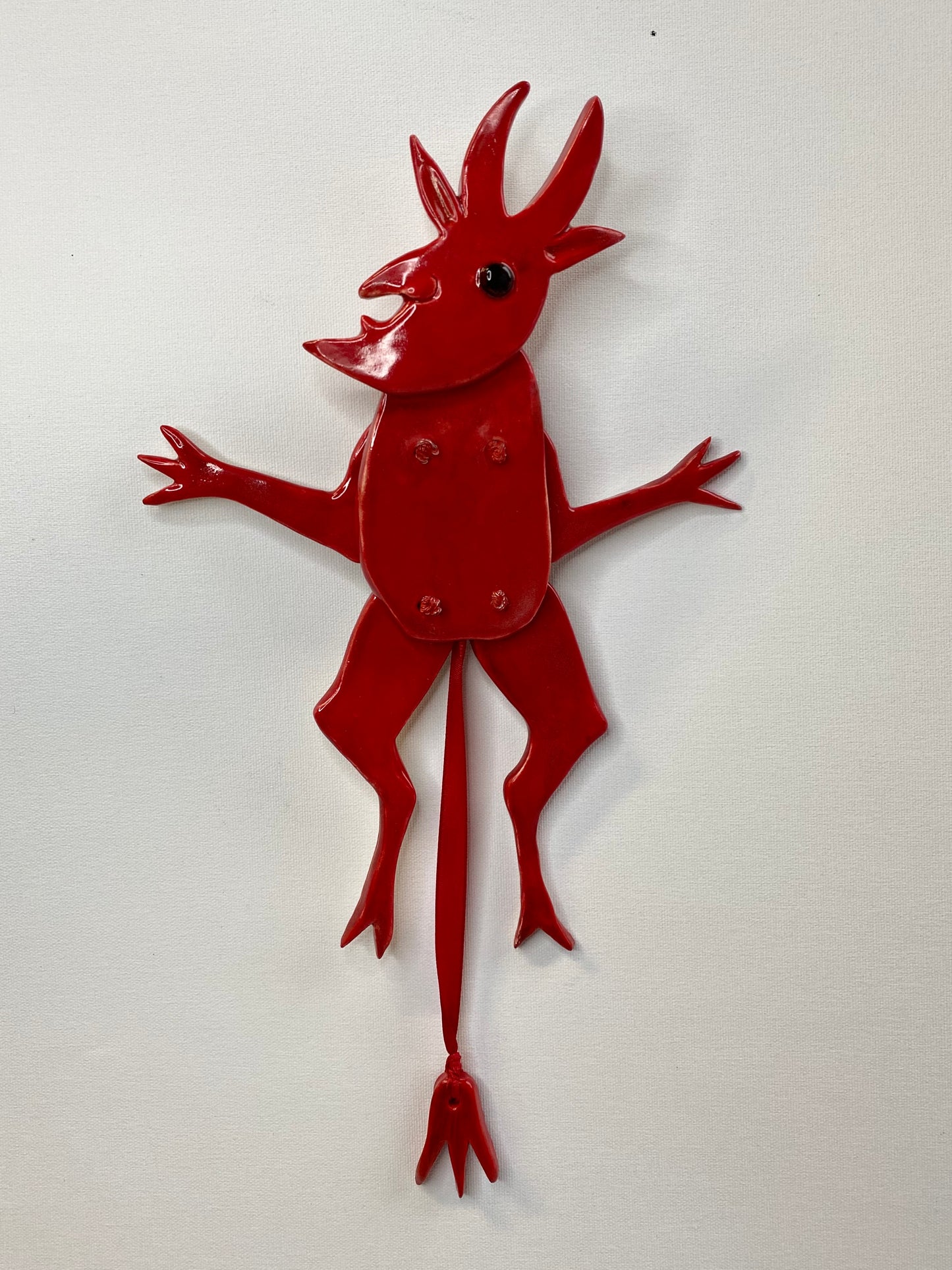 Ceramic Jumping Devil