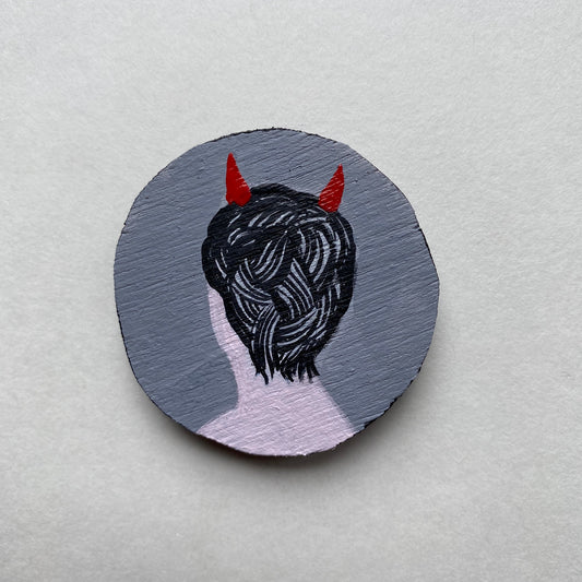 The Devils Hair-Do - Pin