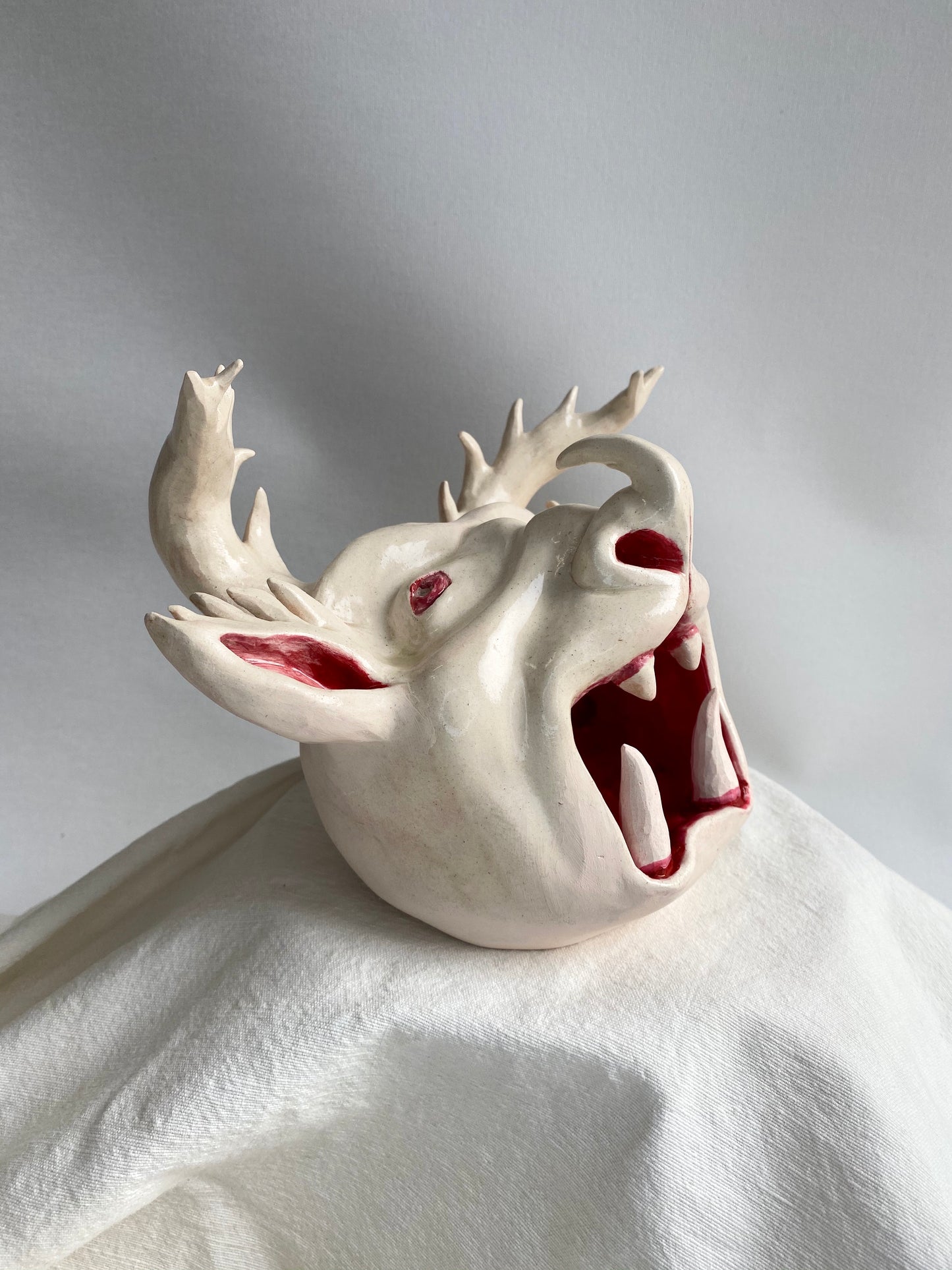 Hell Mouth - Ceramic Candle Holder