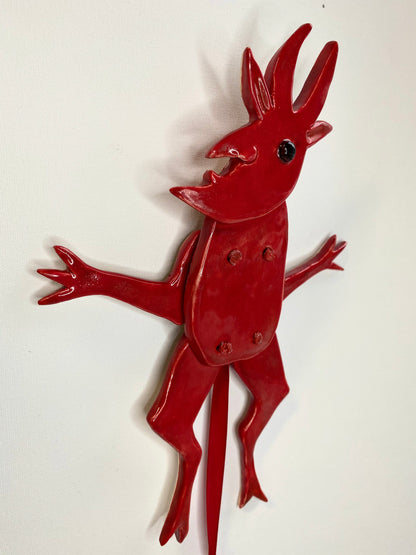 Ceramic Jumping Devil