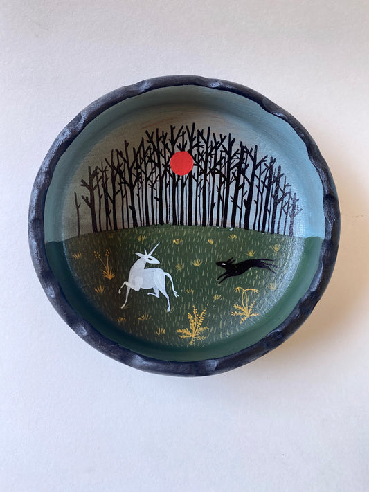 Unicorn Supper - Handmade Bowl