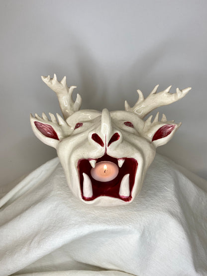 Hell Mouth - Ceramic Candle Holder