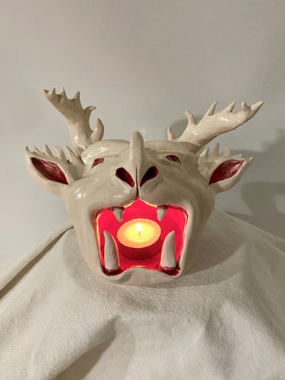 Hell Mouth - Ceramic Candle Holder