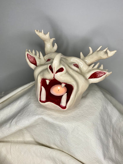 Hell Mouth - Ceramic Candle Holder