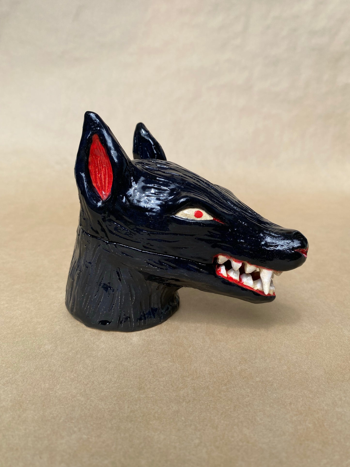 Wolfs Head - Incense Burner