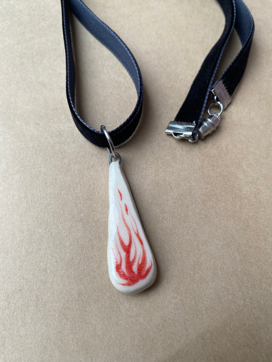 Fire - Charm necklace