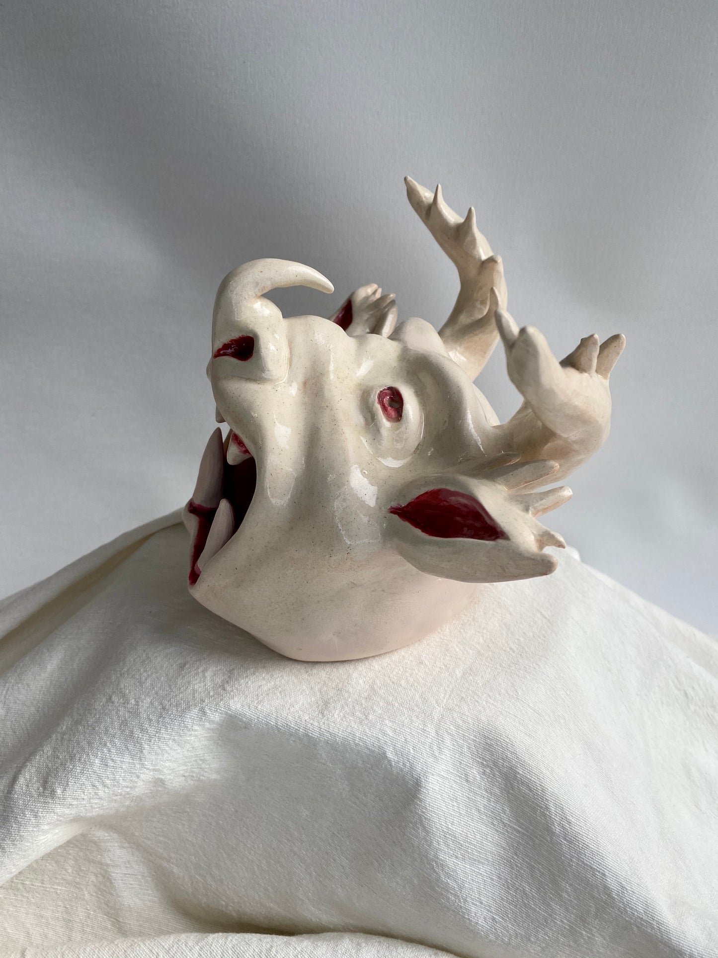 Hell Mouth - Ceramic Candle Holder