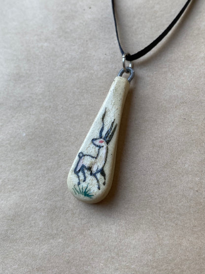 Horned Hare - Pendant