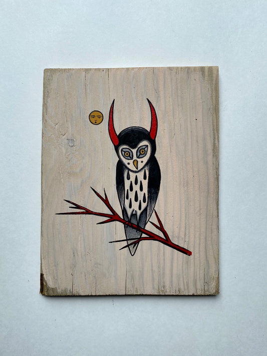 Horned Owl - Original