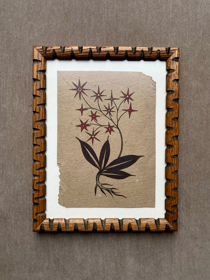 Star Flower - Original Framed Painting