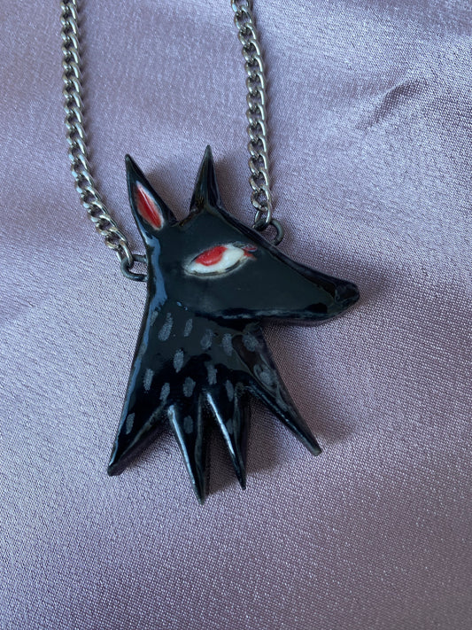 Wistful Wolf - Talisman Necklace