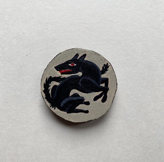 Miniature Wolf - Pin