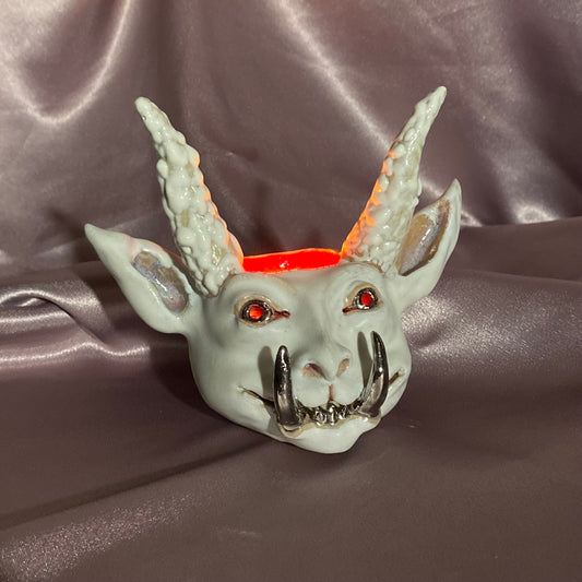 Frost Demon Candle Holder