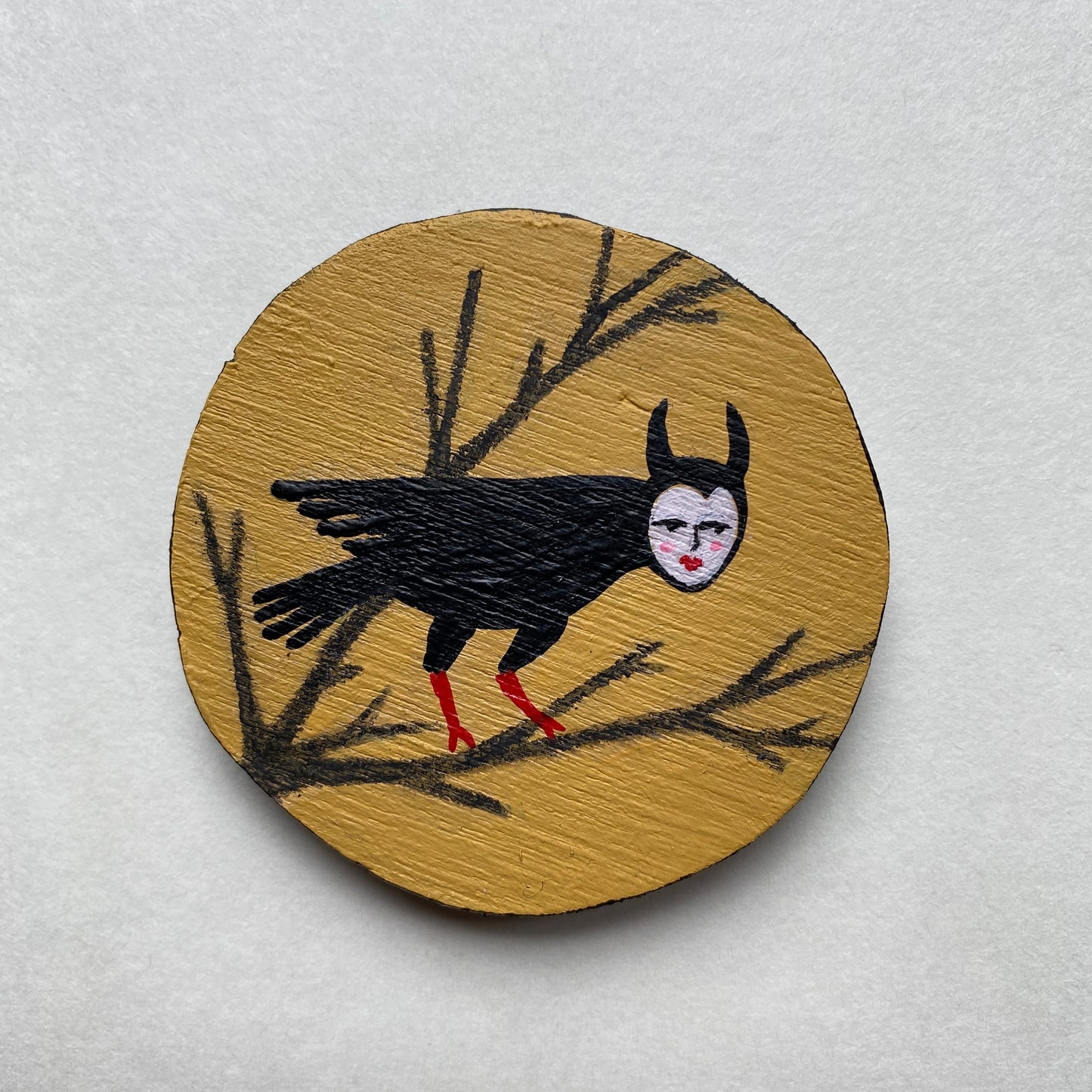 The raven and the moon - Pin