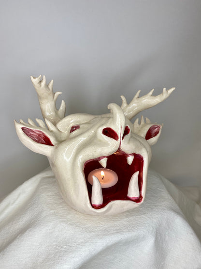 Hell Mouth - Ceramic Candle Holder